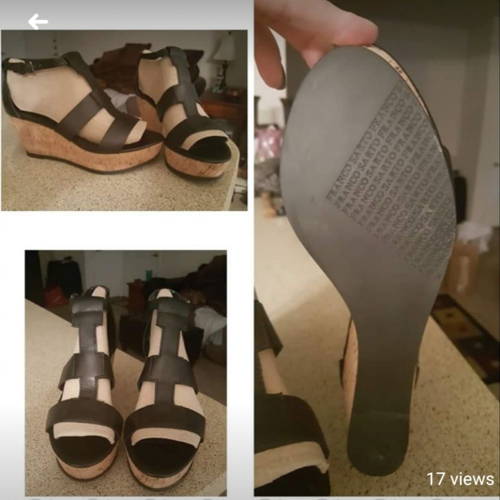 Franco Sarto Wedge Sandals - 8.5M